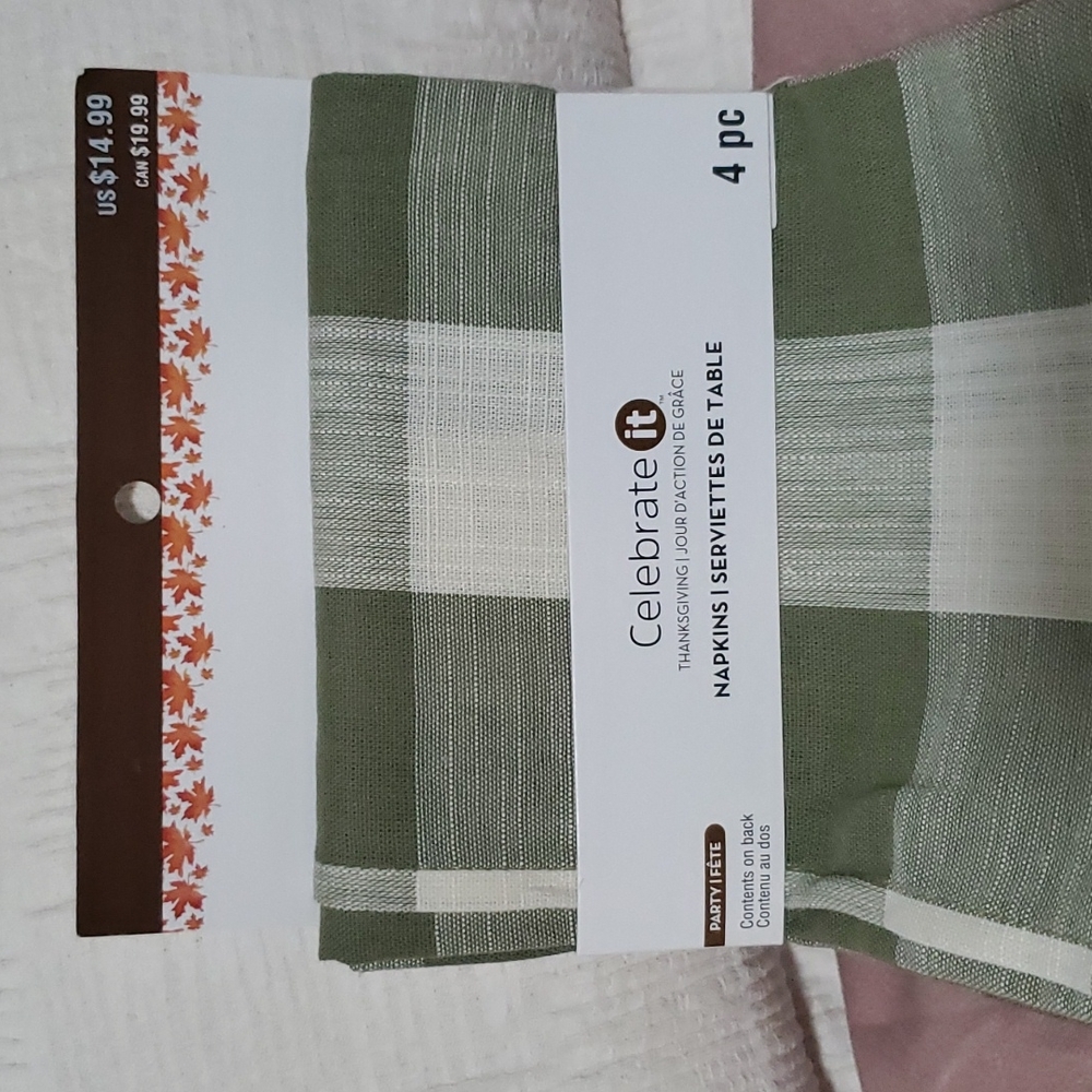 4 PC CLOTH NAPKINS - Picture 5 of 6